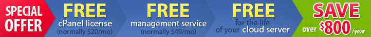 Cloud Virtual Dedicated Server Special Offer